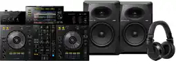 Coolblue Pioneer DJ XDJ-RR + Pioneer DJ HDJ-X7 Zwart + Pioneer VM80 (per paar) aanbieding