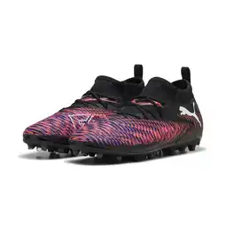 Decathlon FUTURE 8 MATCH MG voetbalschoenen voor jongeren PUMA Black White Glowing Red aanbieding