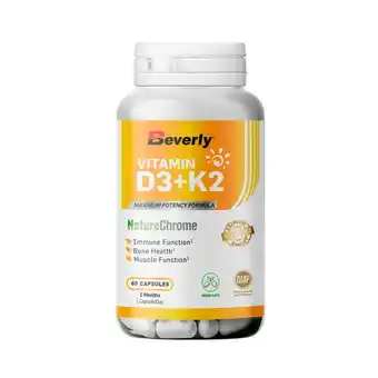 Decathlon Vitamine D3 + K2 - 60 veganistische capsules Beverly Nutrition aanbieding