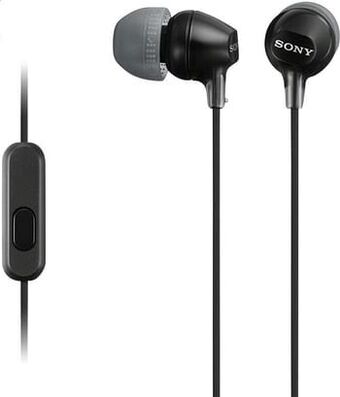 Dreamland Sony oortelefoon MDR-EX15AP zwart aanbieding