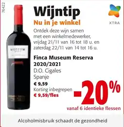 Colruyt Finca Museum Reserva 2020/2021 aanbieding