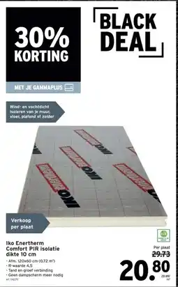 GAMMA Iko Enertherm Comfort PIR isolatie aanbieding