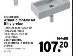 GAMMA Atlantic fonteinset aanbieding