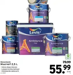 GAMMA Bijvoorbeeld: Muurverf 2,5 L aanbieding