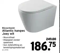 GAMMA Atlantic hangwc Joey wit aanbieding