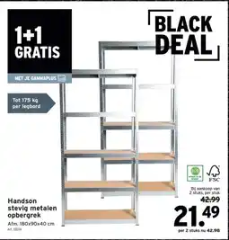 GAMMA Handson stevig metalen opbergrek aanbieding