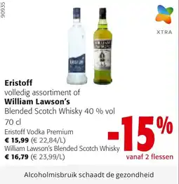Colruyt Eristoff Vodka Premium aanbieding