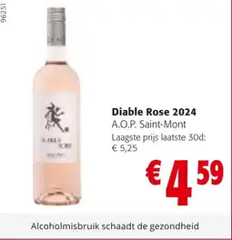 Colruyt Diable Rose 2024 aanbieding