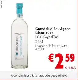 Colruyt Grand Sud Sauvignon Blanc 2024 aanbieding