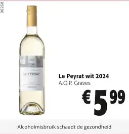 Colruyt Le Peyrat wit 2024 aanbieding