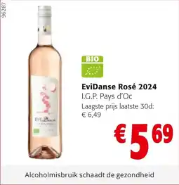 Colruyt EviDanse Rosé 2024 aanbieding