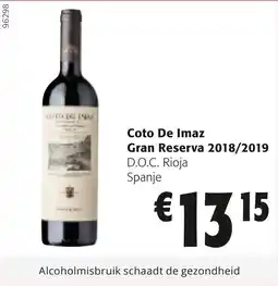 Colruyt Coto De Imaz Gran Reserva 2018/2019 aanbieding