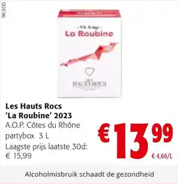 Colruyt Les Hauts Rocs 'La Roubine' 2023 aanbieding