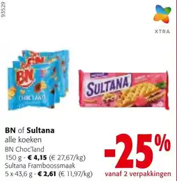 Colruyt Sultana Framboossmaak aanbieding