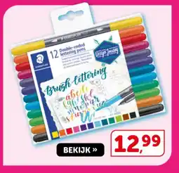 Boekenvoordeel Double ended lettering pens aanbieding