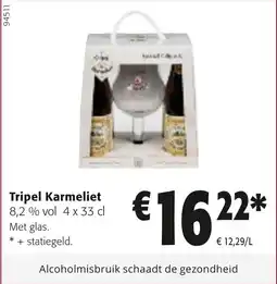 Colruyt Tripel Karmeliet 8,2 % vol aanbieding