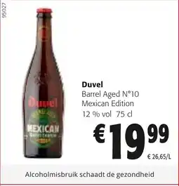 Colruyt Duvel Barrel Aged N°10 Mexican Edition 12 % vol aanbieding