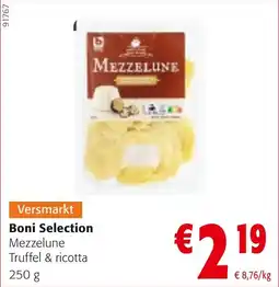 Colruyt Boni Selection Mezzelune Truffel & Ricotta aanbieding