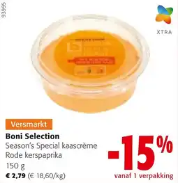 Colruyt Boni Selection Season's Special Kaascrème Rode Kerspaprika aanbieding