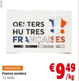 Colruyt Franse Oesters aanbieding
