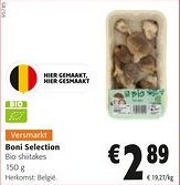 Colruyt Boni Selection Bio shiitakes aanbieding