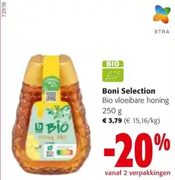 Colruyt Boni Selection Bio vloeibare Honing aanbieding