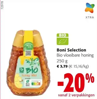 Colruyt Boni Selection Bio vloeibare Honing aanbieding