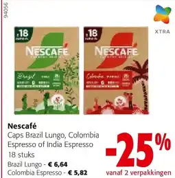 Colruyt Nescafé Brazil Lungo aanbieding