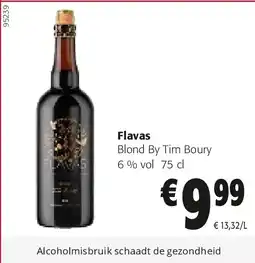 Colruyt Flavas Blond By Tim Boury 6 % vol 75 cl aanbieding
