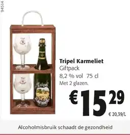 Colruyt Tripel Karmeliet Giftpack aanbieding