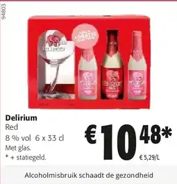 Colruyt Delirium ReD aanbieding