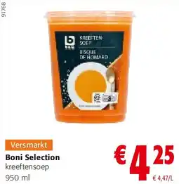 Colruyt Boni Selection kreeftensoep 950 ml aanbieding