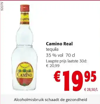 Colruyt Camino Real tequila 35 % vol 70 cl aanbieding