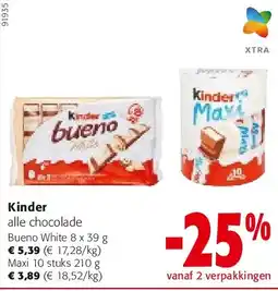 Colruyt Kinder Bueno White 8 x 39 g aanbieding