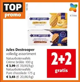Colruyt Jules Destrooper Crème brûlée 100 g aanbieding