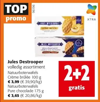 Colruyt Jules Destrooper Crème brûlée 100 g aanbieding