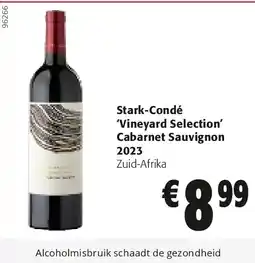 Colruyt Stark-Condé ‘Vineyard Selection’ Cabarnet Sauvignon 2023 aanbieding