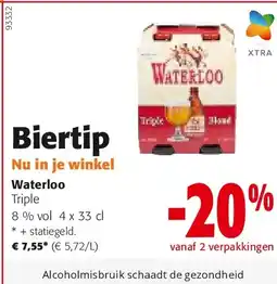 Colruyt Waterloo Triple aanbieding