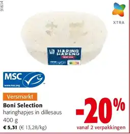 Colruyt Boni Selection haringhapjes in dillesaus 400 g aanbieding