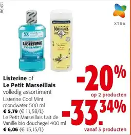 Colruyt Listerine Cool Mint mondwater 500 ml aanbieding