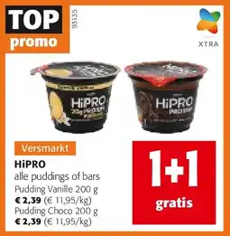 Colruyt HiPRO Pudding Vanille 200 g aanbieding