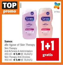 Colruyt Sanex Skin Therapy Anti-Itchiness & Anti-Irritation 450 ml aanbieding