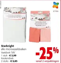 Colruyt Starbright Vaatdoek ‘Silk’ 1 stuk aanbieding