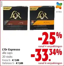 Colruyt L’Or Espresso Forza 9 aanbieding