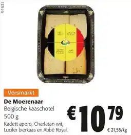 Colruyt De Moerenaar Belgische kaaschotel 500 g aanbieding