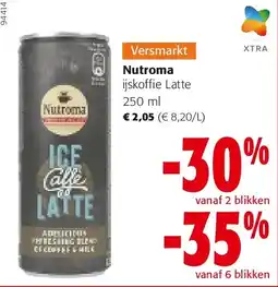 Colruyt Nutroma ijskoffie Latte 250 ml aanbieding