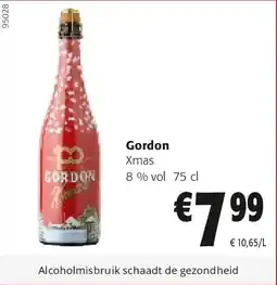 Colruyt Gordon Xmas 8 % vol 75 cl aanbieding