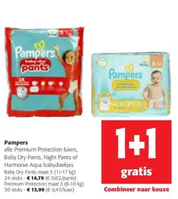 Colruyt Pampers Premium Protection maat 3 (6-10 kg) 30 stuks aanbieding