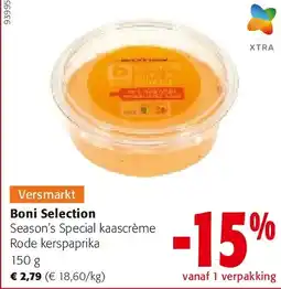 Colruyt Boni Selection Season’s Special kaascrème Rode kerspaprika 150 g aanbieding
