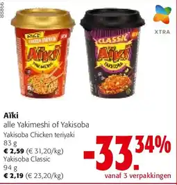 Colruyt Aïki Yakisoba Chicken teriyaki 83 g aanbieding